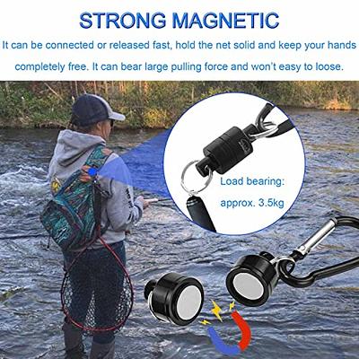 Magnetic Fly-Fishing Net Release