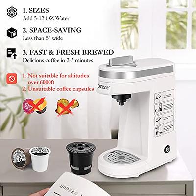 Gevi 5 Cups Small Coffee Maker, Compact Coffee Machine with Reusable  Filter, Warming Plate and Coffee Pot for Home and Office - Yahoo Shopping