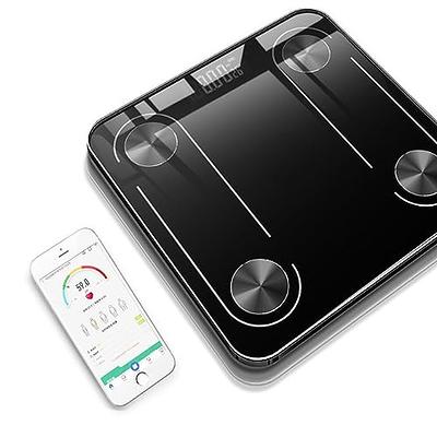 FitTrack Dara Smart BMI Digital Scale - Measure Weight and Body Fat - Most  Accurate Bluetooth Glass Bathroom Scale (Black) - Yahoo Shopping