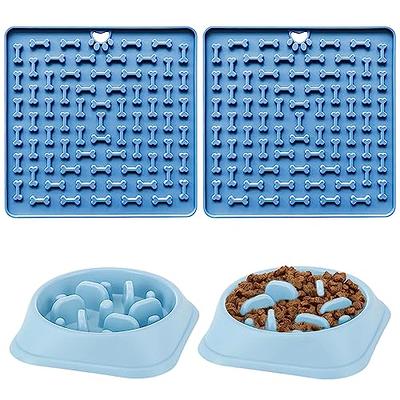 CIICII Dog Lick Mat for Dogs Crate, 2 in 1 Dog Slow Feeder Treat