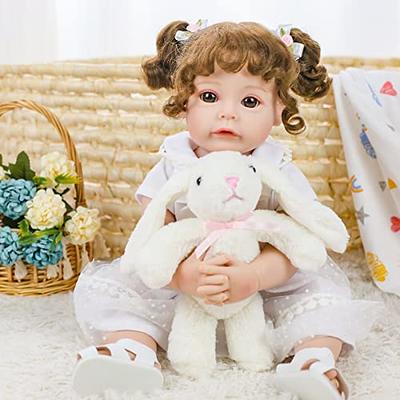 Reborn Baby Dolls 18 inch Realistic Newborn Baby Dolls Real Life Baby Dolls  with Gift Box for Kids Age 3+