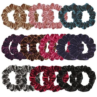 Bow Hair Tie Red Velvet Hair Ribbon Elastics Hair - Temu