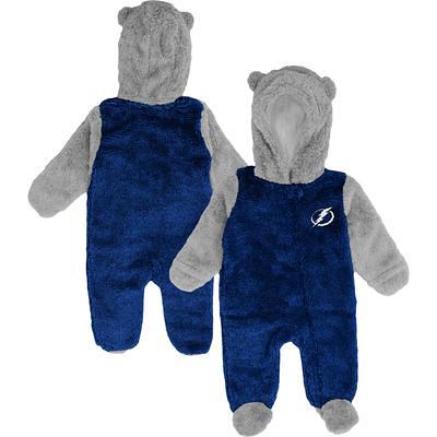 Infant Tiny Turnip Navy Tampa Bay Rays Girl Teddy Bodysuit