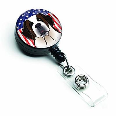 Caroline's Treasures BB5295BR Shiba Inu Retractable Badge Reel for