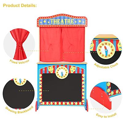  Melissa & Doug Deluxe Puppet Theater - Sturdy Wooden