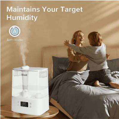 Levoit Smart Warm and Cool Mist Humidifier for Room, 6L Top Fill Air  Vaporizer for Large Rooms, LV600s, White 