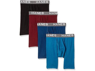 Hanes-X-Temp 2.0 Air Long Leg Boxer Brief-Assorted-2X Large 