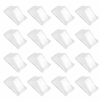 100Pcs Small Plastic Sauce Cups Food Storage Containers Clear Boxes with Lid