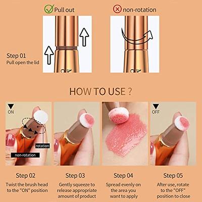 Paminify Contour Beauty Wand,Liquid Blush Beauty Wand,Face Contouring with Cushion  Applicator,Nourishing Bronzer Stick Natural Matte Finish,Blendable Cream  Contour Stick,Cruelty-free,Medium+Pink Blush - Yahoo Shopping