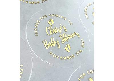 Wedding Envelope Transparent Seal Sticker