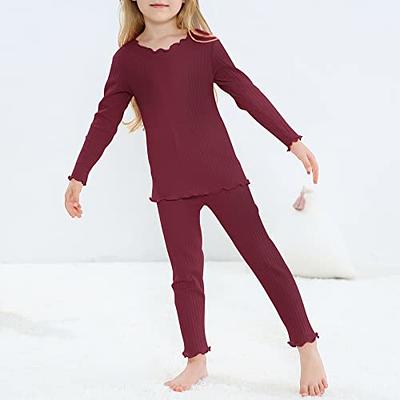 Zando Kids Child Boys Girls Thermal Underwear Cold Weather Gear Kids Base  Layer Toddler Thermal Set Two Piece Winter Long Johns Toddler Snow Shirt  and Pants Dark Red Large - Yahoo Shopping