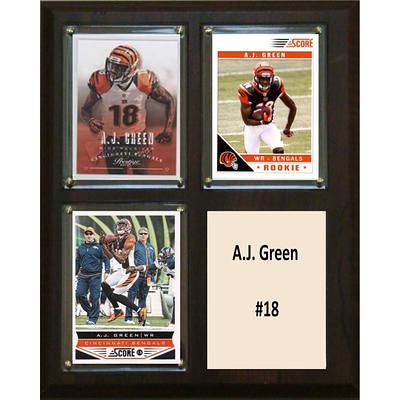 AJ Green Signed Cincinnati Bengals Framed Black Custom Jersey