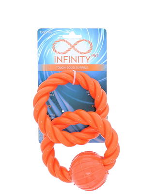 Leaps & Bounds Tough Monkey with Rope Tug Dog Toy