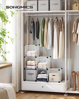 DIY Plastic Portable Wardrobe Closet Organizer Storage Shelving