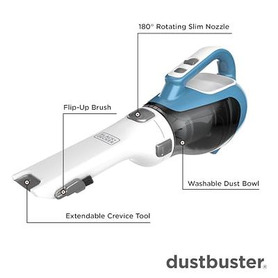 BLACK+DECKER dustbuster AdvancedClean Cordless Handheld Vacuum, Compact  Home and Car Vacuum with Crevice Tool (CHV1410L) - Yahoo Shopping