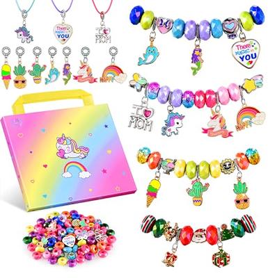 Toys for 4 5 6 Year Old Kids Girl, Unicorn Jewelry Making Kit