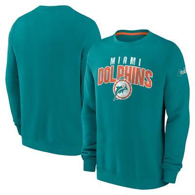 Miami Dolphins Antigua Victory Pullover Hoodie - Aqua