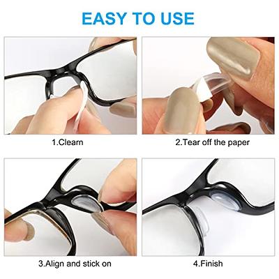 Eyeglass Nose Pads - Silicone Nose Pads for Glasses Anti 6 pairs