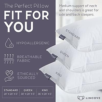 Hypoallergenic Pillow for Side and Back Sleeper Luxury