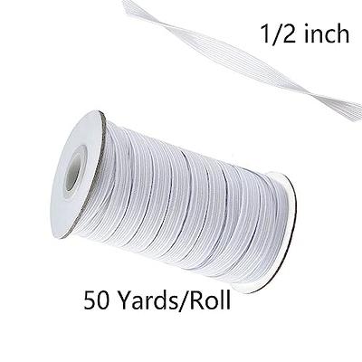 Soft 1/8 Width Braided Elastic Band for Sewing DIY Masks, Sewing  Crafts,white Elastic,white Flat Braided Elastic,face Mask Elastic,diy 