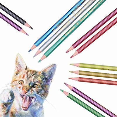 Arteza Watercolor Colored Pencils for Adult Coloring, 72 Colored Pencils in Assorted Shades, Triangular Shape, Drawing Pencils for Coloring Books