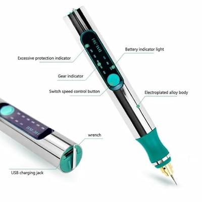 Engraving Pen With 35 Bits, Mini DIY Engraving Tool Kit For Metal Glass  Ceramic Plastic Wood Jewelry