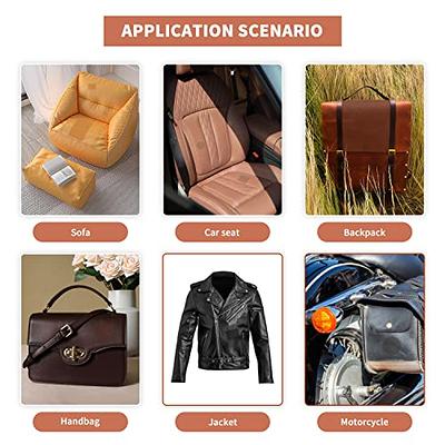 BONAIER Leather Repair Patch 17X79 inch Large Self-Adhesive Leather Repair  Tape, Reupholster Leather Patches for Furniture Couch Chairs Car Seat