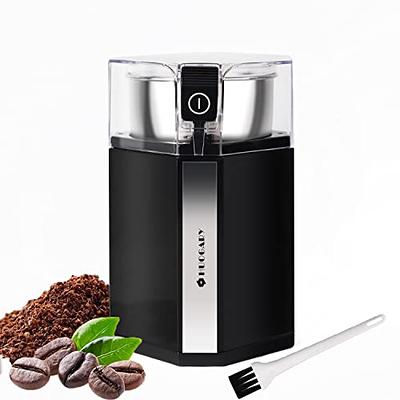 Ackzot Coffee Grinder, Anti-Static Conical Burr Coffee Bean Grinder with 48 Precise Grind Settings for Espresso/Drip/Pour Over/French Press, 2-12