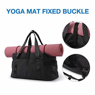 BAGSMART Large Gym Bag with Yoga Mat Buckle, Weekender Overnight Bag for  Women, Travel Duffle Bag for Travel Essentials, Carry On Tote Bag Hospital