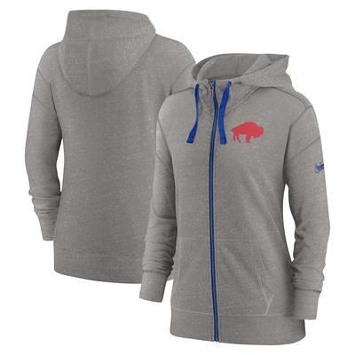 Women's Nike Heather Charcoal Dallas Cowboys Gym Vintage Full-Zip Hoodie