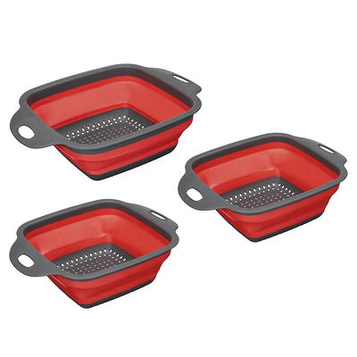 Mainstays 2 Piece Rectangle Collapsible Silicone Food Storage