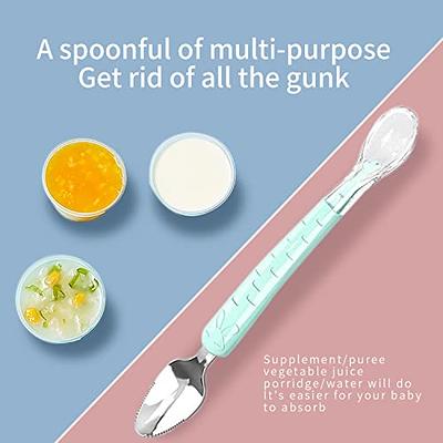 Baby Feeding Spoon Multifunctional Spoon Silicone Fruit Puree