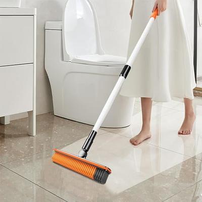 BOOMJOY Grout Brush with Long Handle, Grout Cleaner for Tile Floors, Grout  Cleaner Brush, Shower Tile Floor Scrubber for Cleaning Baseboard Bathroom