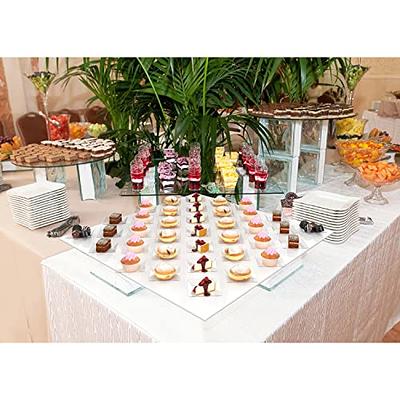Stock Your Home Clear Plastic Dessert Plates (120 Pack) Flexible Disposable  Clear Plates for Dessert & Appetizers, Crystal Clear Small Plates for  Parties & Catering, 6-Inch Clear Plastic Party Plates 120 6 Inch