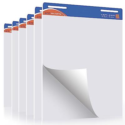 Large Sticky Easel Pads 25 x 30 Inches Flip Chart Easel Pads Bulk, 30  Sheets/Pad Jumbo Self Stick Flip Chart Papers for Teachers School Classroom  Office Meeting (12) - Yahoo Shopping