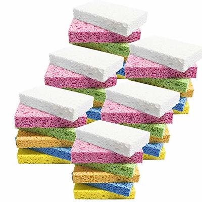  COBETE Damp Clean Duster Sponge,4pack Magic Sponge  Eraser,Reusable Damp Dusting Sponge Household Cleaning for Blinds, Glass,  Baseboards,Radiators,Window Track Grooves(Multi Color) : Health & Household