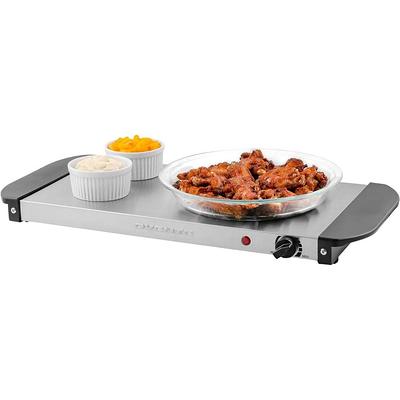 MegaChef Electric Warming Tray, Food Warmer, Hot Plate, with Adjustable Temperature Control