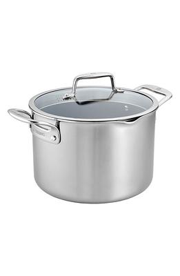 GP5 Stainless Steel 8-Quart Stockpot with Lid | Champagne Handles