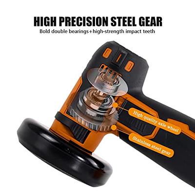 Brushless Cordless Angle Grinder, 12V 19500rmp Mini Grinding Machine Power  Tool Rechargeable Polisher Angle Grinder Cutter Grinding Machine