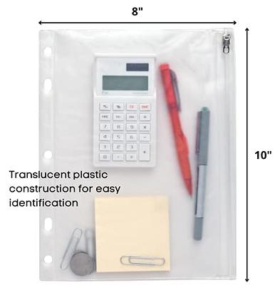 1InTheOffice Pencil Box, Translucent Clear (4 Pack)