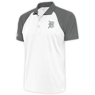 Antigua Apparel / Men's Detroit Lions Grey Compass Polo