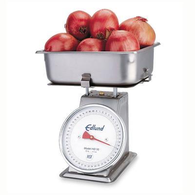 AvaWeigh PC60OS 60 lb. Digital Portion Control Scale with an Oversized  Platform