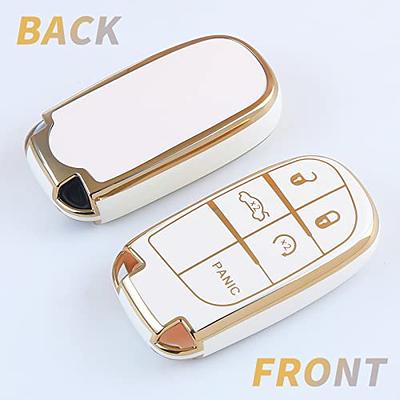 for Jeep Key Fob Cover ,Soft TPU 360 Degree Protection for Grand Cherokee  Renegade Chrysler Dodge RAM Journey Dart Fiat Durango Challenger Car Key  Shell Case - Yahoo Shopping