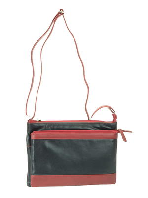 Leather Dual Entry Zip Crossbody - Yahoo Shopping