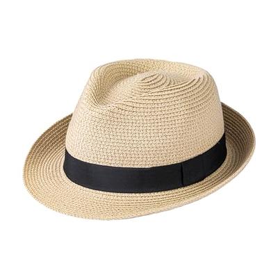 AKIO&AQUIRAX Mens Fedora Hats with Short Brim Straw Fedora Sun Hats for Men  Women Summer Sun Hats with Adjustable Strap - Yahoo Shopping