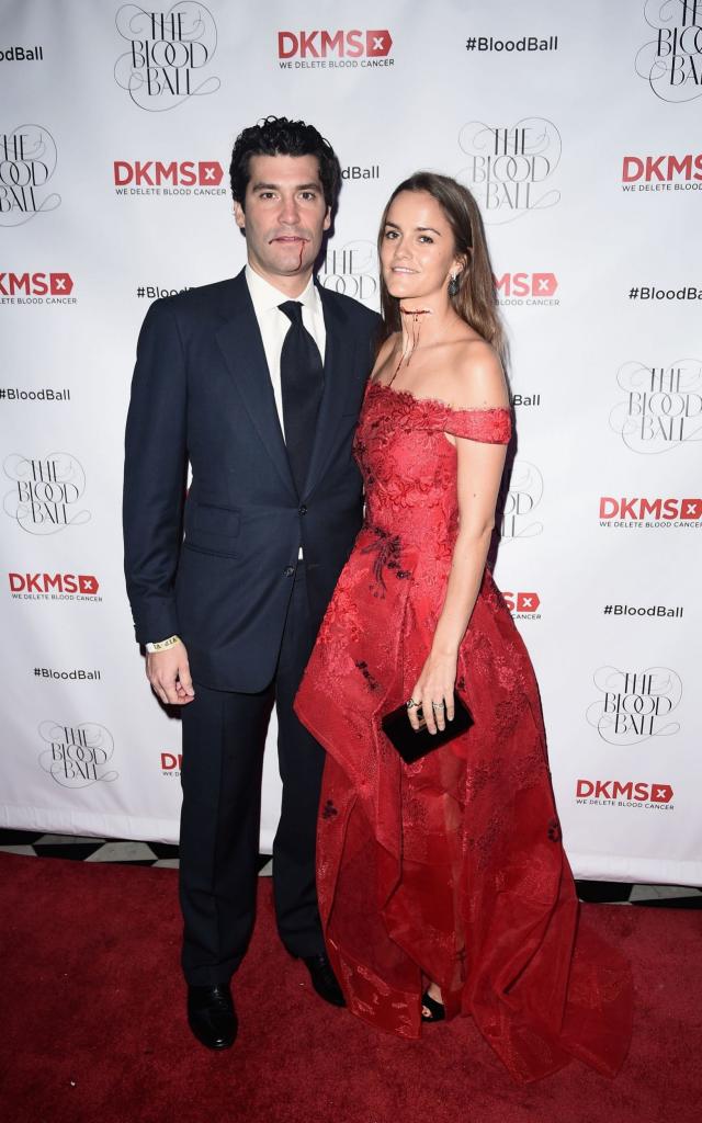 The couple at the DKMS 2016 Blood Ball at Diamond Horseshoe in New York City last October - Credit: Nicholas Hunt/Getty Images