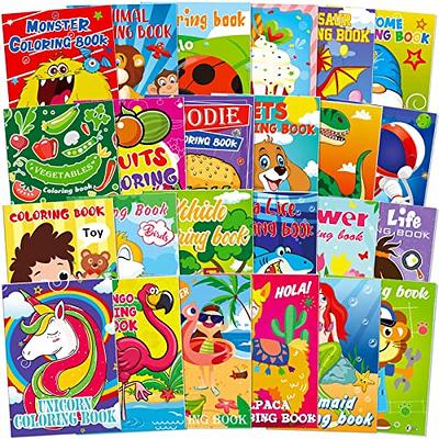 Halloween Goodie Bag Stuff 60Pcs Coloring Books Kids Trick or