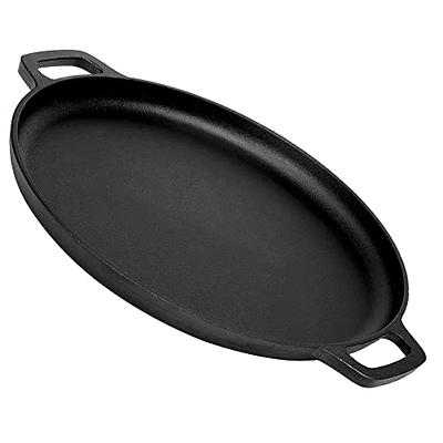 Cuisinel Cast Iron Skillet with Lid - 12-Inch Frying Pan + Glass Lid +  Heat-Resistant Handle Cover - Pre-Seasoned Oven Safe Cookware -  Indoor/Outdoor