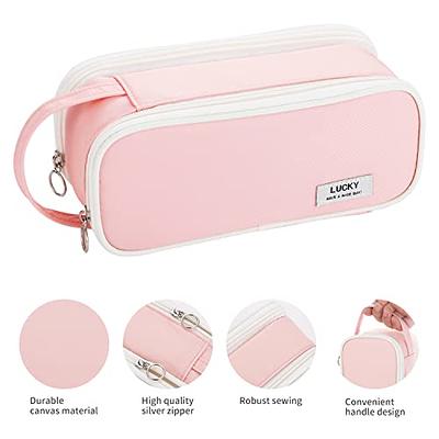 Dugio Large Pencil Case Zipper Pencil Pouch for Girls Adults Kids