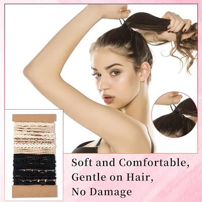 2000 Pcs Elastic Rubber Hair Bands Hairstyling Hair Ties for Women Girls